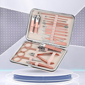 1 set korisnih škarica za nokte Prijenosni komplet za njegu noktiju Sharp s kutijom Njega lica Jedinstveni komplet za njegu noktiju