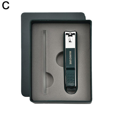 Set de unghii din Germania Un set complet de instrumente noi de calitate superioară pentru bărbați și cutii pentru pedichiură specială pentru unghii pentru femei, pentru tăierea unghiilor cadou C9A6