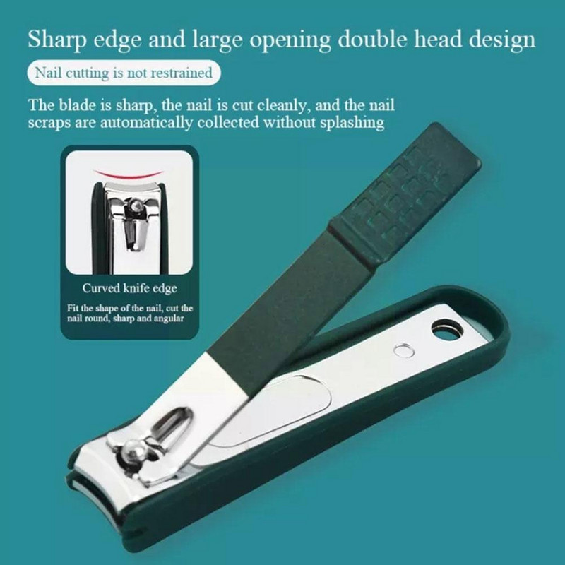 Set de unghii din Germania Un set complet de instrumente noi de calitate superioară pentru bărbați și cutii pentru pedichiură specială pentru unghii pentru femei, pentru tăierea unghiilor cadou C9A6