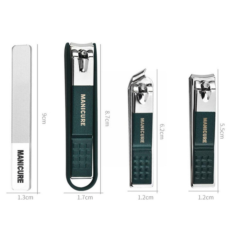 Set de unghii din Germania Un set complet de instrumente noi de calitate superioară pentru bărbați și cutii pentru pedichiură specială pentru unghii pentru femei, pentru tăierea unghiilor cadou C9A6