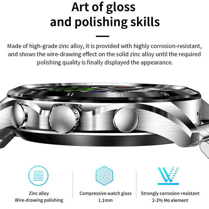 2022 Νέο Bluetooth Call Smart Watch 360*360 HD Screen Heart Rate Fitness Tracker Smartwatch Men Για τηλέφωνο Huawei GT2 pro Xiaomi