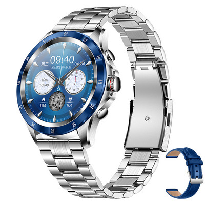 Ceas inteligent pentru bărbați, cu apelare Bluetooth 2022, cu ecran 360*360, player muzical, curea de ceas din oțel inoxidabil, ceas inteligent pentru bărbați pentru Huawei Xiaomi