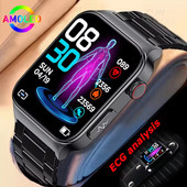 2022 Noua analiză ECG ceas inteligent bărbați femei PPG non-invaziv glucoză din sânge sănătate smartwatch barbat IP68 impermeabil GPS pistă sport