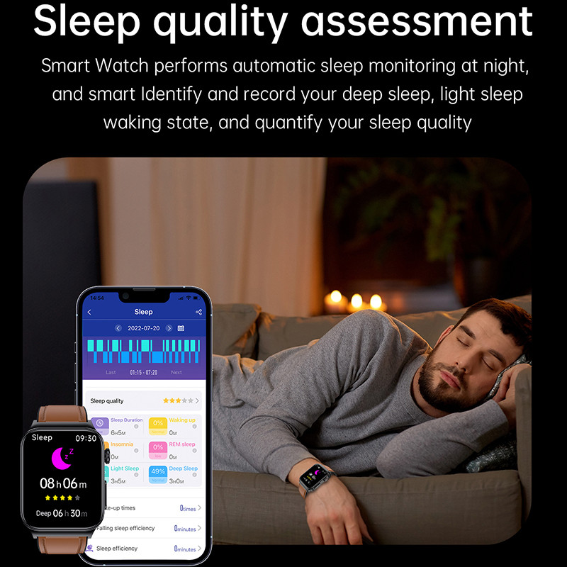 2022 Noua analiză ECG ceas inteligent bărbați femei PPG non-invaziv glucoză din sânge sănătate smartwatch barbat IP68 impermeabil GPS pistă sport