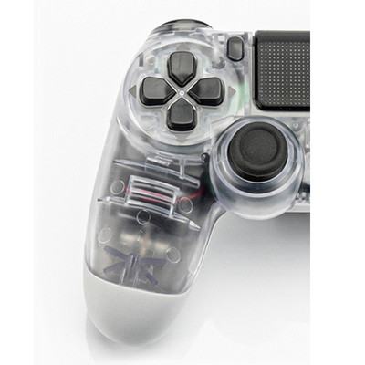 Belaidžio PS valdiklio žaidimų pultelis 6 ašių dviguba vibracija su LED šviesos juosta vairasvirte, skirta PS konsolei / PC / iPad / Andriod / iPhone