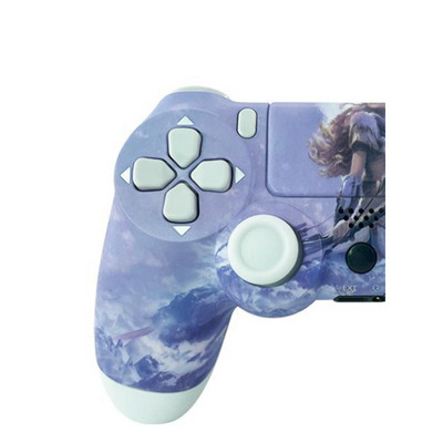 Belaidžio PS valdiklio žaidimų pultelis 6 ašių dviguba vibracija su LED šviesos juosta vairasvirte, skirta PS konsolei / PC / iPad / Andriod / iPhone