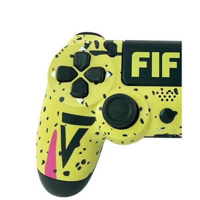 Belaidžio PS valdiklio žaidimų pultelis 6 ašių dviguba vibracija su LED šviesos juosta vairasvirte, skirta PS konsolei / PC / iPad / Andriod / iPhone