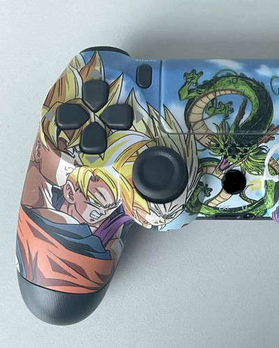 Belaidžio PS valdiklio žaidimų pultelis 6 ašių dviguba vibracija su LED šviesos juosta vairasvirte, skirta PS konsolei / PC / iPad / Andriod / iPhone