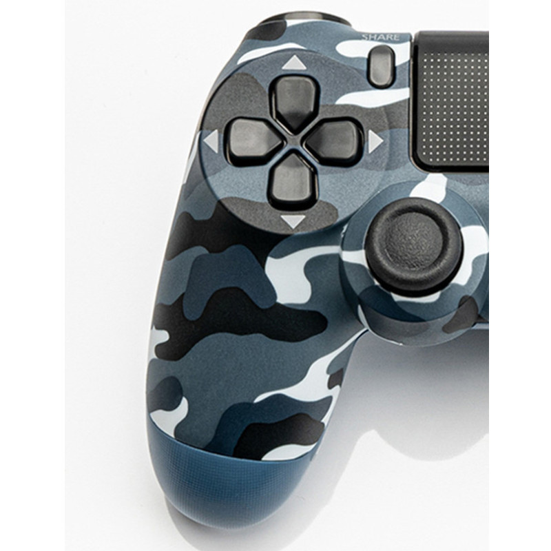 Belaidžio PS valdiklio žaidimų pultelis 6 ašių dviguba vibracija su LED šviesos juosta vairasvirte, skirta PS konsolei / PC / iPad / Andriod / iPhone