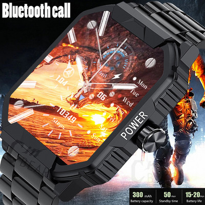 Νέα έγχρωμη οθόνη HD 1,85" Bluetooth Call Smart Watch Men Sport Fitness Tracker IP67 Αδιάβροχο Smartwatch Women For Android Ios