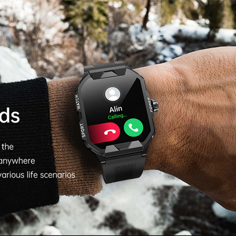 Νέα έγχρωμη οθόνη HD 1,85" Bluetooth Call Smart Watch Men Sport Fitness Tracker IP67 Αδιάβροχο Smartwatch Women For Android Ios