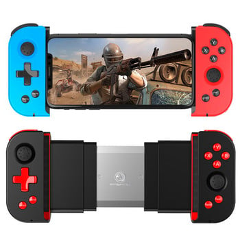 X6 Pro Telescopic Game Controller Wireless Gamepad Trigger Joystick for PUBG Mobile IOS Android Phone PC Laptop Joypad