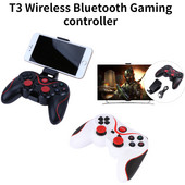 T3 belaidis Bluetooth suderinamas V3.0 žaidimų pultelis Žaidimų valdiklis Nuotolinio valdymo pultas skirtas Android išmaniajam telefonui Smart TV planšetinio kompiuterio dėžutės laikiklis