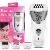 Kemei Epilator Rechargeable 3 in 1 Lady Hair Remover Shaver Electric Callus Remover Depilador Removal for Women Tool Care Tools
