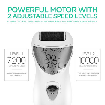 Kemei Epilator Rechargeable 3 in 1 Lady Hair Remover Shaver Electric Callus Remover Depilador Removal for Women Tool Care Tools