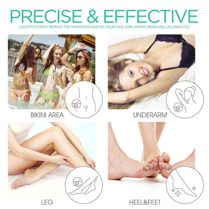 Kemei Epilator Rechargeable 3 in 1 Lady Hair Remover Shaver Electric Callus Remover Depilador Removal for Women Tool Care Tools