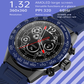 2022 Νέο Έξυπνο Ανδρικό Ρολόι AMOLED 360*360 HD Οθόνη Bluetooth Κλήση Smartwatch Γυναικείο Fitness Tracker Αδιάβροχο ρολόι μεγάλης μπαταρίας