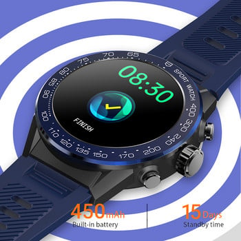 2022 Нов смарт часовник Мъжки AMOLED 360*360 HD екран Bluetooth Call Smartwatch Дамски фитнес тракер Водоустойчив часовник с голяма батерия