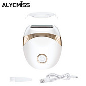 Električni brijač za žene Punjivi prijenosni električni brijač Bikini trimer Mini epilator Bežični uređaj za uklanjanje dlačica za intimno područje