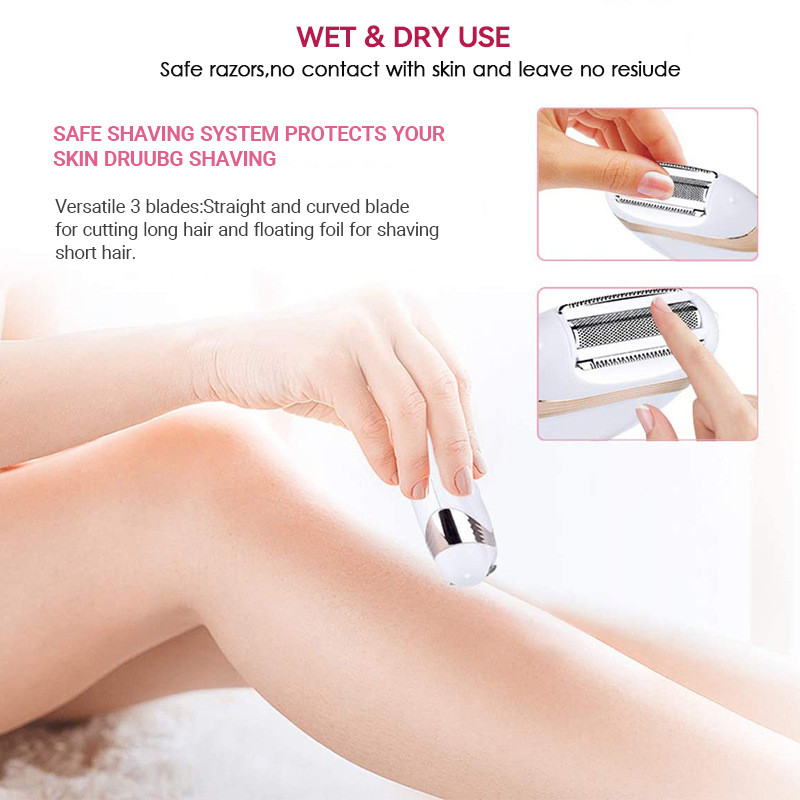 Električni brijač za žene Punjivi prijenosni električni brijač Bikini trimer Mini epilator Bežični uređaj za uklanjanje dlačica za intimno područje