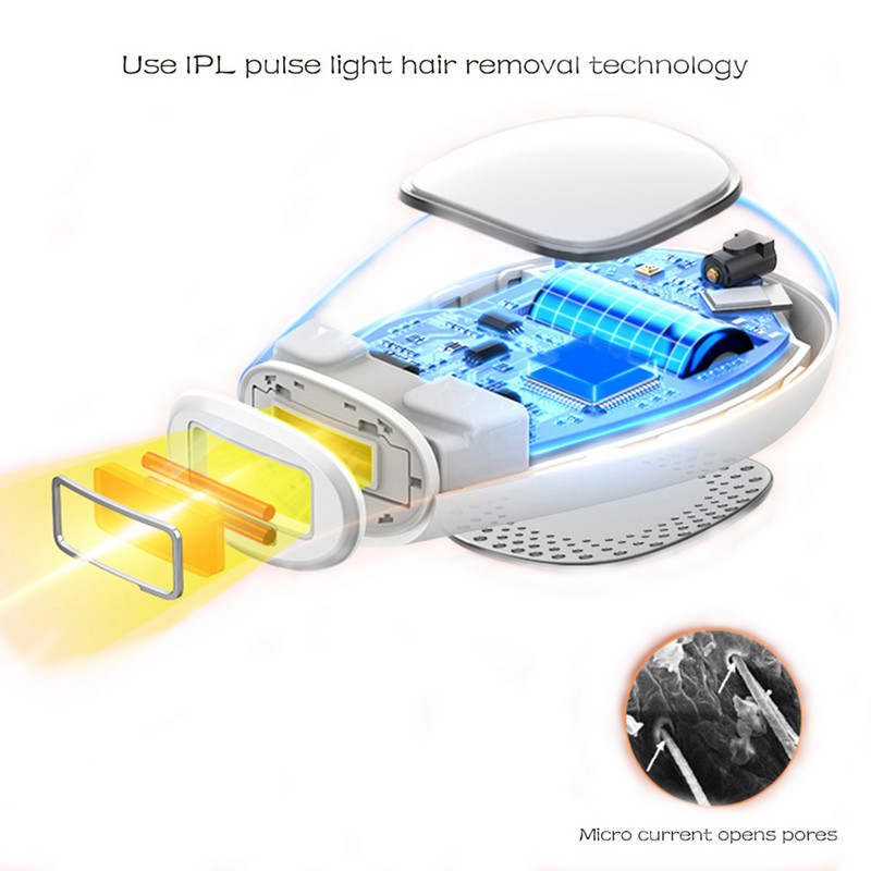 FIEEZOE Laser Epilator 900000 Flash IPL Hair Removal Laser Permanent Epilator For Women Ανώδυνη Φωτοαποτρίχωση Προσώπου Depiladora