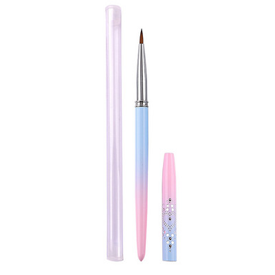 Naujas nagų dailės įdėklų šepetėlių rinkinys 3D Tips Linijinės juostelės „Pasidaryk pats“ piešimo rašiklis UV gelio teptukai tapybos rašiklis manikiūro įrankiai