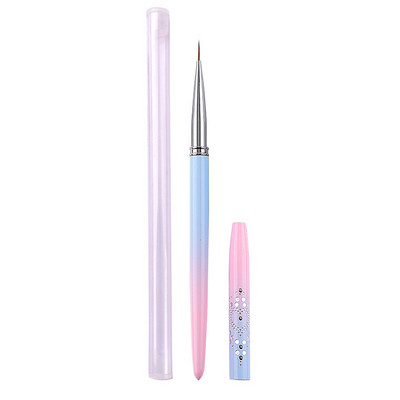 Naujas nagų dailės įdėklų šepetėlių rinkinys 3D Tips Linijinės juostelės „Pasidaryk pats“ piešimo rašiklis UV gelio teptukai tapybos rašiklis manikiūro įrankiai