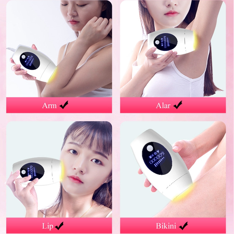 Profesionalus plaukų šalinimas lazeriu IPL lazerinis epiliatorius moterims aparatas moteriškas plaukų šalinimas veido kūno depiliacija elektrinė nuolatinė