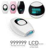 990 000 Blykstės elektrinis IPL plaukų šalinimo lazeriu epiliatorius moterų plaukų kūno skustuvas nuolatinio neskausmingo kojų depiliacijos prietaisas