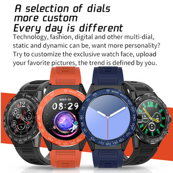 2022 Нов смарт часовник с Bluetooth обаждане мъже 1,32 инча 360*360 пиксела сензорен екран 450 mah батерия спорт здраве смарт часовник мъжки+кутия