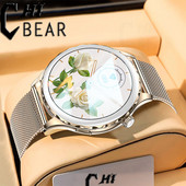 Modni pametni sat za 2023., ženski Bluetooth poziv, prilagođeni brojčanici, vodootporan, pametni sat za praćenje fitnesa, ženski 360*360 1,32 inča