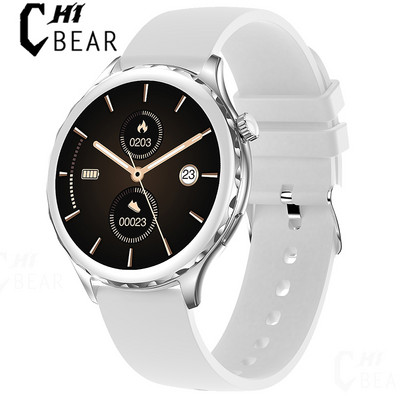 Nou Bluetooth Call Ceas inteligent pentru femei 1,32" 360*360 HD Color Ecran tactil complet Frecvență cardiacă Oxigen în sânge Ceas inteligent pentru femei la modă