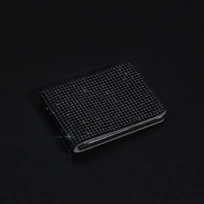 Suport permis de conducere auto cu diamant Husă din piele pentru documente de conducere auto Suport de afaceri Accesorii bling pentru mașină pentru fete femei