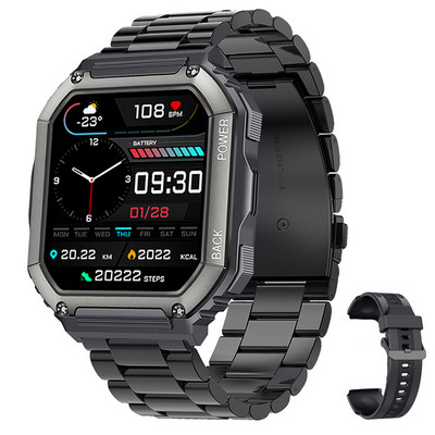 2022 Nou ceas inteligent cu apel Bluetooth pentru bărbați, mod sport multifuncțional, Tracker fitness, urmărire de mișcare GPS, cadran personalizat, ceas inteligent pentru bărbați