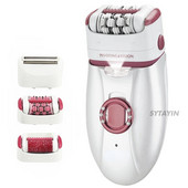 Epilator electric pentru femei 3in1 pentru îndepărtarea epilatorului electric cu laser fără durere Aparat de ras electric portabil reîncărcabil pentru păr facial