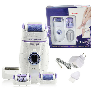 Epilator electric pentru femei 3in1 pentru îndepărtarea epilatorului electric cu laser fără durere Aparat de ras electric portabil reîncărcabil pentru păr facial
