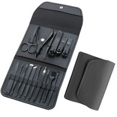 16 tk küünekääride komplekt roostevabast terasest maniküürilõikuri komplektid küünekäärid trimmer kaasaskantav maniküürilõikuri tööriistade meigikomplekt