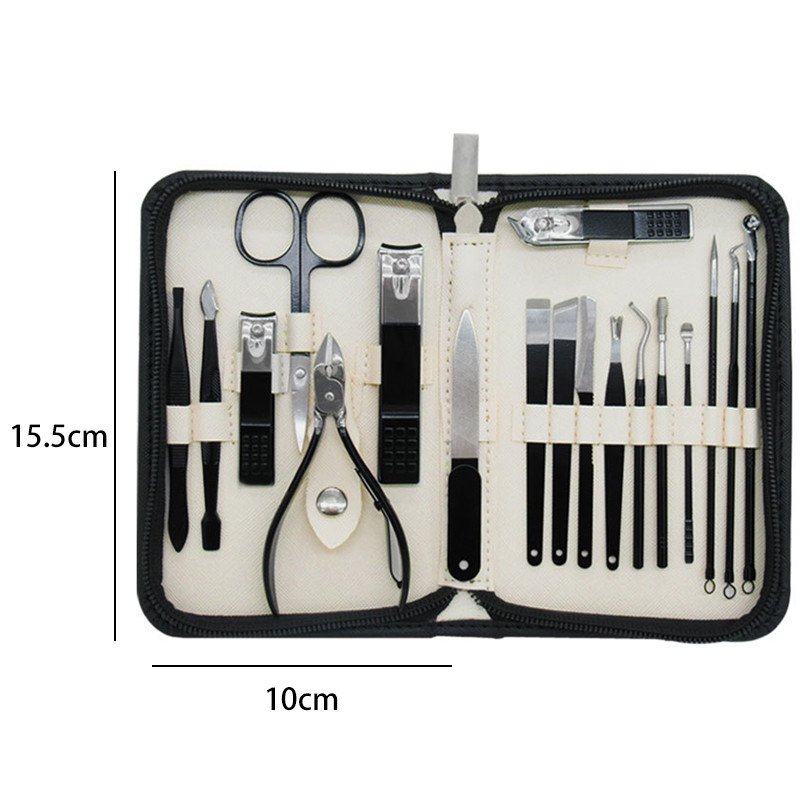 9/18/Pcs/Set Grickalice za nokte Kompleti rezača za manikuru od nehrđajućeg čelika Škare za nokte Trimer Prijenosni alat za škarica za manikuru Set šminke