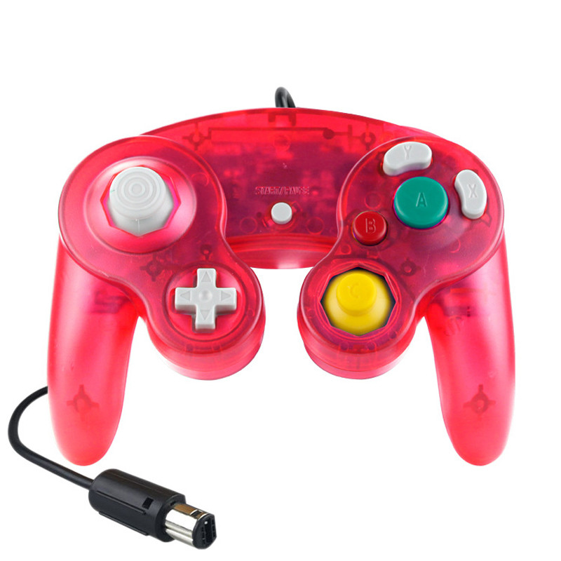 Joypad Gamepad cu fir transparent pentru controlerul NGC Utilizat pentru portul de consolă de computer MAC