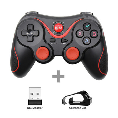 Joystick fără fir Terios T3 X3 Gamepad pentru controler de joc pentru PC, suport Bluetooth BT3.0 Joystick pentru telefon mobil, tabletă, suport TV Box