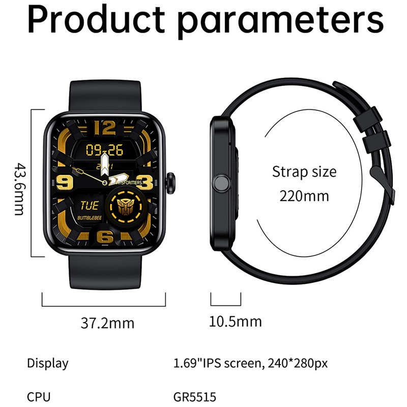 2022 Νέα γυναικεία κλήση Bluetooth Smartwatch Άνδρες Προσαρμόστε το ρολόι 1,69 HD Full Touch Screen Fashion Γυναικείο έξυπνο ρολόι γυναίκα