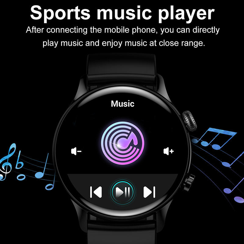 2022 Nou 390*390 Ecran HD Ceas inteligent NFC Femei Afișaj AMOLED Apel Bluetooth Ceas inteligent bărbați Sport Fitness Tracker Music Player