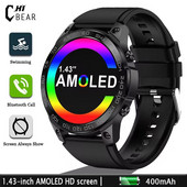 Novi sportski vodootporni pametni sat za muškarce Podržava zaslon za plivanje Uvijek prikazuje 400MAh velika baterija NFC Bluetooth poziv Pametni sat za muškarce