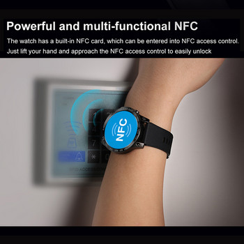 Нов спортен водоустойчив смарт часовник за мъже Поддържа екран за плуване Винаги показва 400MAh голяма батерия NFC Bluetooth разговор Смарт часовник за мъже