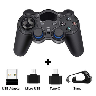 Bežični gamepad 2.4 G kontroler Gamepad Android joystick s OTG konverterom za PS3/pametni telefon za Smart TV Box Tablet PC
