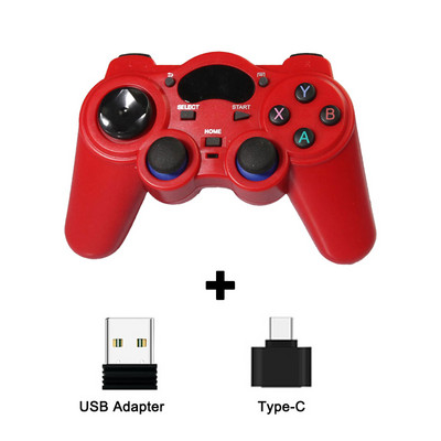 Bežični gamepad 2.4 G kontroler Gamepad Android joystick s OTG konverterom za PS3/pametni telefon za Smart TV Box Tablet PC