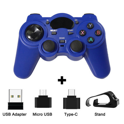 Bežični gamepad 2.4 G kontroler Gamepad Android joystick s OTG konverterom za PS3/pametni telefon za Smart TV Box Tablet PC
