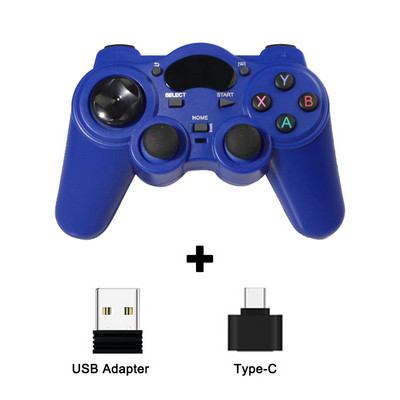Bežični gamepad 2.4 G kontroler Gamepad Android joystick s OTG konverterom za PS3/pametni telefon za Smart TV Box Tablet PC