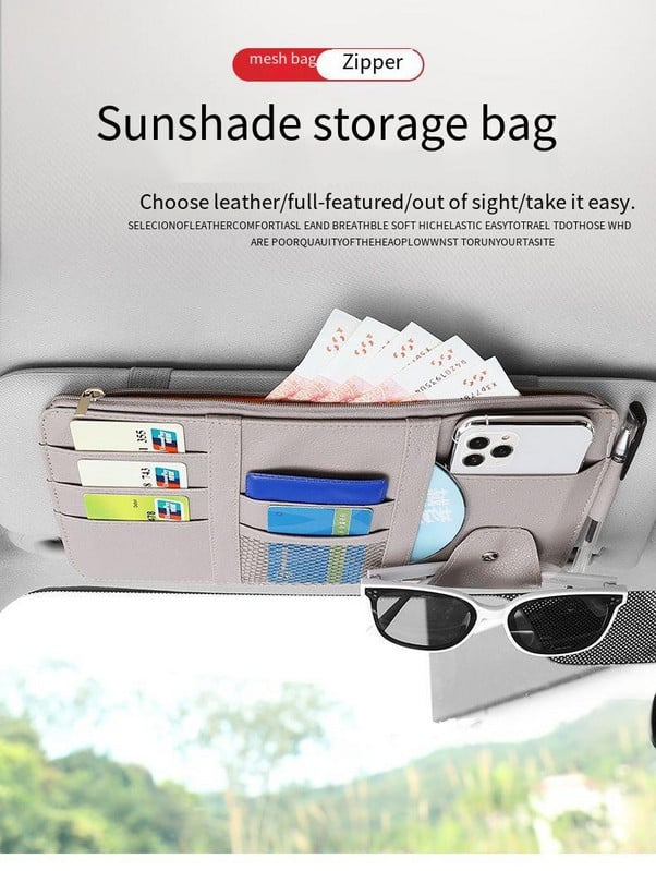 Organizator Vizor Auto Suport ochelari de soare Vizor Auto Accesorii Vizor Pentru Camioane Accesorii Interior Auto Organizator Vizor Pentru Camioane