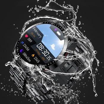 Νέο Bluetooth Call Smart Watch Men Custom Dial Αδιάβροχο Sports Fitness Tracker από συμπαγές ανοξείδωτο ατσάλι Smartwatch+Box 2022